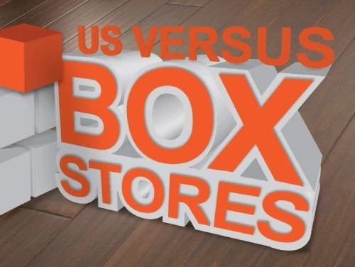 Us vs Box Stores - CARPET LOVER PLUS in MA