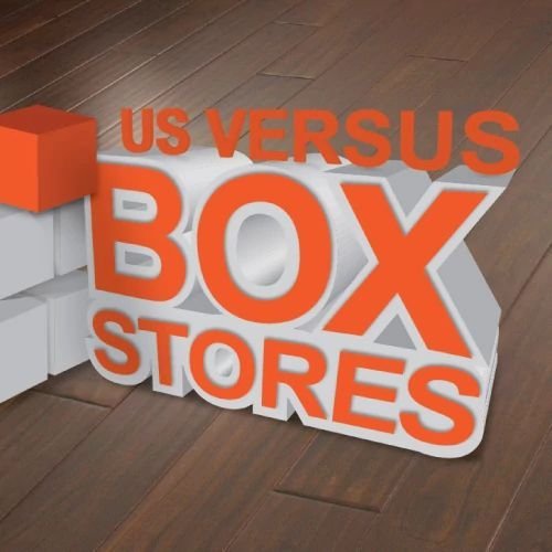 Us vs Box Stores - CARPET LOVER PLUS in MA